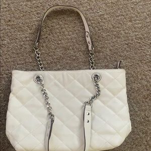 White purse
